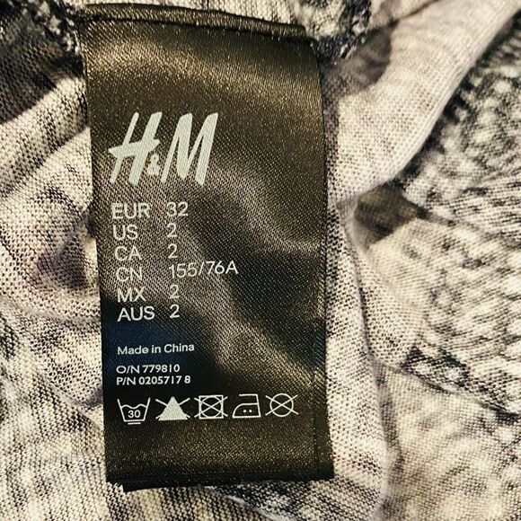 Isabel Marant for H&M Feather Print Linen Top Size 2 - Picture 7 of 8